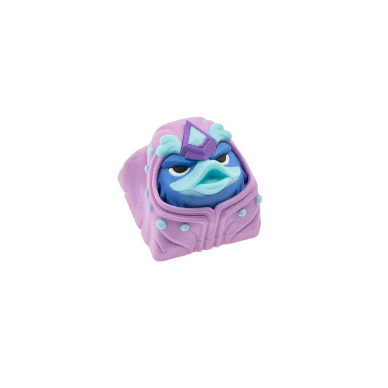 Ducky x Hotkeys Ducky League Aqua Duck Keycap - أكسسوار لوحة مفاتيح
